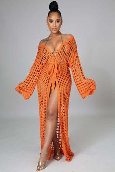 Sexy kimono crochet, long bell sleeves with strip Model size small 5'8" 36-26-38Length 56 inches, Waist 29 inches, Hip 34 inches.Made In: CHINAFabric Contents: POLYESTER COTTON Cover Up Beach, Crochet Cover Up, Beach Maxi Dress, Women's Cover Up, Dresses By Length, Cardigan Fashion, Knitted Cardigan, Beach Dresses, Long Sleeve Cardigan