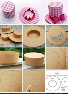 step by step instructions on how to make an origami hat