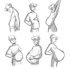 an image of a man with different postures on his stomach and arms, in various poses