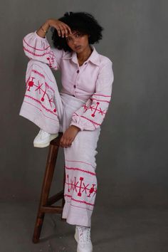 Ethiopian casual dress for summer, pink summer habesha dress, pink embroidery habesha dress 2024 Habesha Culture, Habesha Dress, Pink Embroidery, African Traditional Dresses, Purple Design, Dress For Summer, Dress 2024, Pink Summer, Dress Pink