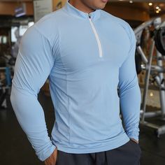 Comfort Long Sleeve Men's Fitness T Shirt Price: 40.00 & FREE Shipping Worldwide #men #mensfitness #fitnessapparel #mensportswear #mensgymwear #gymwear #sportswear #mensathleisure #athleisure #bodybuilding #musclefit #mensfitnessapparel #activewear #mensactivewear #mensgymapparel #hardcore #sportstshirt #menssportstshirts #mensoutdoortshirts High Stretch Half-zip Top In Athleisure Style, High Stretch Tops For Light Sports During Sports Season, Athleisure Long Sleeve T-shirt, Blue Stretch Tops For Light Sports, Half-zip Training Top In Sportswear Style, Half-zip Sportswear Tops For Light Sports, High Stretch Half-zip Athleisure Top, Half-zip Sportswear Tops For Gym, Athleisure High Stretch Half-zip Top