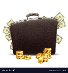 Money Briefcase, Lord Kuber, Money Vector, Business Briefcase, Bank Notes, Transparent Png