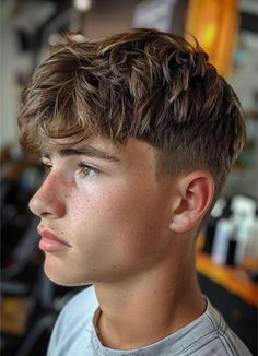 Taper Fringe Boys, Boys French Crop Haircut, How To Boys Haircut, Front Fringe Hairstyles Men, Boys Alpaca Haircut, Boys Haircut Teenage, Tapered Fringe Men