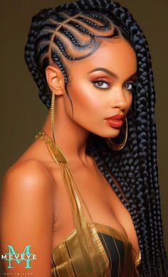 |Over-40-to-look-younger-tricks Rasta Braids Hairstyles, Rasta Braids, Latest Hair Braids, Hair Braid Patterns, Black Hair Updo Hairstyles, Braided Hairstyles For Black Women Cornrows, Natural Hair Stylists, Goddess Braids Hairstyles, African Hair Braiding Styles