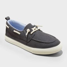 Your child will love elevating their casual style in these Reece Boat Shoes from Cat & Jack™. Featuring a classic round-toe design, these medium-width boat shoes are a slip on style with gores. Featuring a 100% textile insole for comfortable wear, these boat shoes feature a pull-on tab on the back for easy on and off. Cat & Jack™: Kids’ clothing with an imagination of its own. Casual Slip-on Boat Shoes With Rubber Sole, Casual Slip-on Boat Shoes With Textured Sole, Casual Slip-on Low-top Boat Shoes, Casual Low-top Boat Shoes For Spring, Casual Lace-up Boat Shoes, Casual Low-top Boat Shoes With Rubber Sole, Casual Synthetic Boat Shoes With Rubber Sole, Canvas Boat Shoes With Rubber Sole, Casual Boat Shoes With Textured Sole