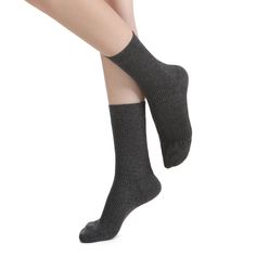 Complete your everyday look with the Ash Essential crew-length socks! Crafted with luxurious Australian cotton, these socks feature a ribbed knit texture, so you can feel just as good about your look as you do about their comfort. These socks have a thick cuff and come in classic, versatile solid white, black and grey. Complete in a pack of three pairs. Contents + Care Breathable Material: 85% Premium Australian Cotton, 15% polyester. White, black and grey colorway Pattern: Solid Imported *Color Comfortable Solid Ribbed Socks, Gray Socks, Grey Socks, And Justice For All, Knit Texture, Crew Sock, Crew Socks, Everyday Look, Solid Black