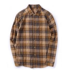 Men's Casual Retro Plaid Long Sleeve Shirt
Size Chat： Brown Casual Collar Cotton Top, Brown Long Sleeve Cotton Shirt, Brown Cotton Shirt For Winter, Brown Cotton Long Sleeve Flannel Shirt, Brown Long Sleeve Cotton Flannel Shirt, Casual Brown Long Sleeve Flannel Shirt, Casual Brown Cotton Flannel Shirt, Casual Brown Winter Shirt, Brown Cotton Shirt With Casual Collar