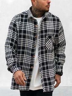 Description SKU：F1105135Material：FlannelComposition: 70% Cotton+30% PolyesterMachineWashable:YesPackage Include: Jackets OnlyConvenient model. suitable for everyday use and for special occasions.Itgoeswellwithavarietyofjeansandtrousers.Size Chart(CM)SizeUSLengthBustSleeve LengthShoulderS3673.51096145.5M38751146247L4076.51196348.5XL427812464502XL4479.51296551.53XL46811346653Size Chart(INCH)SizeUSLengthBustSleeve LengthShoulderS3628.942.924.017.9M3829.544.924.418.5L4030.146.924.819.1XL4230.748.825.219.72XL4431.350.825.620.33XL4631.952.826.020.9 Trendy Plaid Cotton Outerwear, Casual Long Sleeve Winter Flannel Shirt, Black Collared Flannel Shirt For Winter, Winter Plaid Shacket With Buttons, Long Sleeve Flannel Shirt With Pockets For Fall, Winter Plaid Collared Shacket, Fall Long Sleeve Flannel Shirt With Pockets, Flannel Outerwear With Buttons, Long Sleeve Flannel Outerwear With Buttons