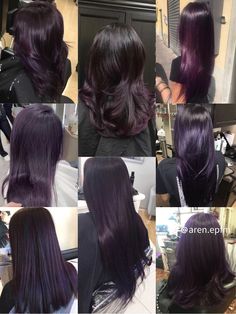 Black Hair With Burgundy Money Piece, Blackberry Hair, 2024 Hair Trends For Women, 2024 Hair Trends, Maxi Dress For Summer, Best Hairstyles For Women, Hairdressing Training, Dark Purple Hair, Plum Hair