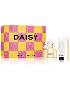 Marc Jacobs 3-Pc. Daisy Eau de Toilette Gift Set - Macy's Marc Jacobs Daisy Perfume, Daisy Perfume, Gucci Beauty, The Perfume Shop, Scented Body Lotion, Gucci Flora, Marc Jacobs Daisy, Unique Bouquet, Gift Sets For Her