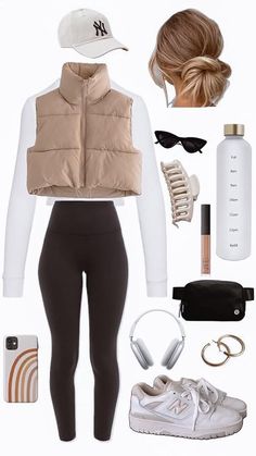 Jacklyn Carter's Amazon Page Cute Outfit Collage, Athleisure Outfit Ideas, Outfits 30s, Preppy Fall Outfits, Look Legging, Smink Inspiration, Winter Fashion Outfits Casual, Casual Preppy Outfits, Trendy Outfits For Teens