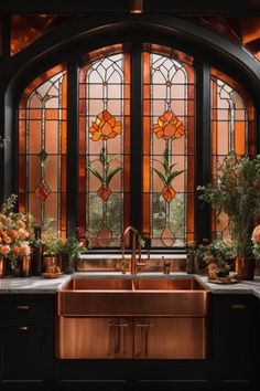 Copper Wall Art, Copper Wall, Dream House Interior, Stained Glass Window, Wall Decorations, House Goals, Pretty House, House Inspo