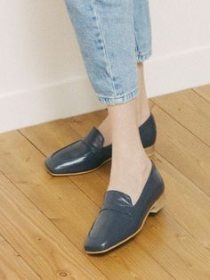 Editor's NotesNONETHELESS' shoes are unique and perfect for everyday styles.- Light-weighted square loafer- Seamless design point detail - Trendy square toe design- Feminine and minimal style- Set on a stacked heel for comfortable wear- Daily point itemMeasurements(in.)- Size: KR 220MM (US 5) ~ KR 255MM (US 8.5)- Heel Height: 0.8 in.*Fits true to size.*Recommend one size bigger if your feet is wideComposition & Care- Cowskin - Avoid direct heat and moisture- Professional cleaning i Toe Designs, Minimal Fashion, Stacked Heel, Fashion Set, Everyday Fashion, Mule Shoe, Heel Height, Slippers, Loafers