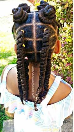 Easy Kids Hairstyles Black Natural, Twisted Braid Hairstyles, Braid Hairstyles Ideas, Twists Hairstyles, Fall Fashion Inspiration, Black Kids Braids Hairstyles, Twisted Braid