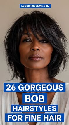 Looking to add volume to your fine hair? Check out these stunning bob haircuts that enhance texture and movement, from sleek bobs to layered, voluminous styles. Perfect for fine hair that needs an extra lift! #BobHaircuts #FineHairStyles #VolumeBoost Haircut With Movement, Haircuts To Add Volume, Textured Bob, Hairstyles For Fine Hair, Layered Hairstyles, Sleek Bob, Bob Hairstyles For Fine Hair, Bob Haircut, Bob Haircuts