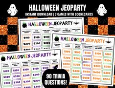 halloween jello party game with two jackpots