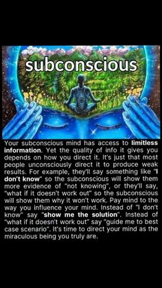 Quantum Physics Spirituality, Psychic Development Learning, Subconscious Mind Power, Energy Consciousness, Brain Facts