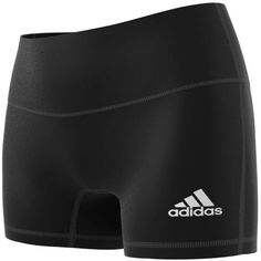 These adidas® Women’s 4” Volleyball Shorts give you the confidence to dominate the court. The wide waistband and compressive fit deliver a flattering look and a locked-in feel that supports you through every sprint, jump and dive. The stretch fabric is opaque, so you can devote all your attention to owning your opponents. Design Details Wide waistband Compression fit Breathable mesh waistband for lasting comfort Linear wrapping seams 4”/10cm inseam Material: 85% polyester, 15% elastane Nike Volleyball Shorts, Volleyball Spandex, Volleyball Gear, Volleyball Shirts, Volleyball Shorts, Athletic Skort, Volleyball Outfits, Women Volleyball, Sweat It Out