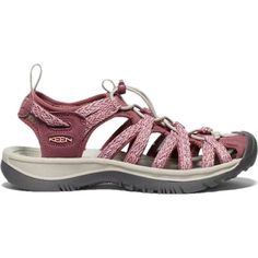 Keen Women's Whisper Sandal Rose Brown/Peach Parfait 1028816 Mens Blundstone, Peach Parfait, Men's Clarks, Mens Skechers, Water Sandals, Quick Draw, Rosé Brown, Hiking Sandals, Womens Clarks