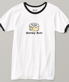 a t - shirt with the words honey bun printed on it