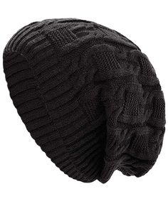 a black beanie hat on a white background with clippings to the side