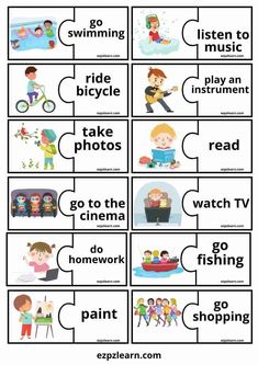 the words in this worksheet are for children to learn how to use them