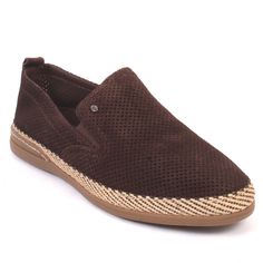 1824c These Shoes Will Create A Hint Of Stylishness! Upper: Leather Inner: Leather Lining And Insole Rubber Sole With It Classic Silhouette, These Shoes Are A Versatile Comfortable Choice For Round-The-Clock Styling Made In Italy Brown Suede Slip-on Boat Shoes, Suede Slip-ons With Woven Sole, Brown Slip-ons With Woven Sole And Round Toe, Leather Flat Slip-ons With Woven Sole, Brown Woven Sole Slip-on Loafers, Brown Suede Slip-on Moccasins, Brown Slip-on Loafers With Woven Sole, Brown Suede Slip-on Leather Shoes, Brown Suede Closed Toe Loafers