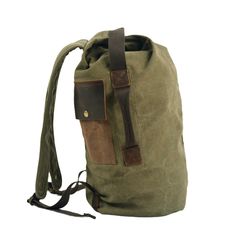 Vintage Canvas Backpack Stylish and Functional Travel Companion - Woosir Canvas Backpack For Outdoor, Khaki Canvas Bag For Travel, Functional Canvas Backpack For Outdoor Activities, Travel Waxed Canvas Backpack Shoulder Bag, Outdoor Canvas Backpack, Practical Khaki Backpack For Travel, Canvas Backpack For Outdoor Activities With Pockets, Practical Canvas Backpack Shoulder Bag, Practical Canvas Backpack-style Shoulder Bag