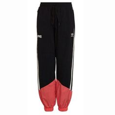 Girl's Woven Track Pants From Adidas In Black/Semi Turbo /White. Elastic Waist With Drawcord Elastic Cuffs Side Pockets Loose Fit Main Material: 100% Recycled Polyamid Lining: 100% Polyester New With Tag. Size: Medium And Large Color: Black/ Semi Turbo/ White Woven Track Pants For Girls. Stretch Adidas Bottoms For Streetwear, Adidas Streetwear Bottoms With Elastic Waistband, Trendy Adidas Bottoms For Spring, Adidas Trendy Stretch Bottoms, Trendy Stretch Adidas Bottoms, Trendy Adidas Bottoms, Adidas Red Cotton Pants, Adidas Cotton Pants With Elastic Waistband, Adidas Pants With Elastic Waistband For Spring