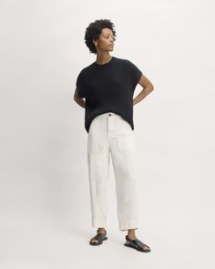 The TENCEL™ Utility Pant Utility Aesthetic, Lyocell Fabric, Put In The Work, Utility Pants, Nordic Style, Welt Pocket, Patch Pocket, Barrel, Dress Up