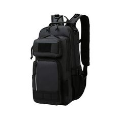 a backpack that is black and grey