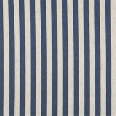 a blue and white striped shirting fabric with vertical stripes on the bottom half of it