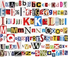 the alphabet is made up of different types of letters