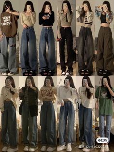 Create your own Capsule Wardrobe under budget!!! Girly Style Outfits, Asian Streetwear, Fashion Jobs, Fashion Top Outfits, Outfit Styles, Tomboy Outfits