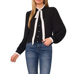 Nwt Smoke Free Fast Shipping Bundle To Save A Trendy Tie Neck Office Tops, Trendy Tie Neck Top For Office, Black Tie Neck Blouse For Work, Casual Tie Neck Tops For Office, Casual Black Tie Neck Blouse, Chic Black Tie Neck Top, Black Tie Neck Blouse For Fall, Shirt Color, Neck Tie