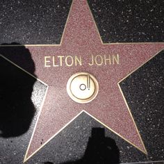 a star on the hollywood walk of fame is seen in this undated photo taken by an unknown person