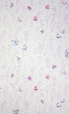 Sample Butterfly Meadow Wallpaper in purple from the Zagazoo Collection by Osborne & Little Osborne And Little Wallpaper, Meadow Wallpaper, Purple Butterfly Wallpaper, Butterfly Meadow, Fairy Wallpaper, Vintage Flowers Wallpaper, Little Butterfly, Chic Wallpaper, Butterfly Wallpaper Iphone