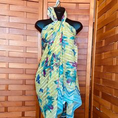 New With Tag Sarong Inc International Concepts . Use It As Skirt,Dress,Wrap Or Scarf. Colorful, 100% Polyester. Dress Wrap, Skirt Dress, Sarong, Inc International Concepts, Green Yellow, Scarf Wrap, Dress Skirt, Scarf Accessory, Wrap Dress