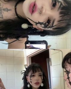 Cute Doll Makeup, Bambi Makeup, Asian Goth, Makeup Drawing, Goth Makeup, Beauty Goals