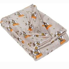 an image of a blanket with penguins on it