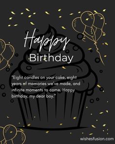 7 year old son birthday quotes Bday Wishes For Son, Happy 8th Birthday Boy, Short Happy Birthday Wishes, 7th Birthday Wishes, Birthday Wishes Boy, Happy Birthday Captions, Bday Quotes, Birthday Festivities, Son Birthday Quotes