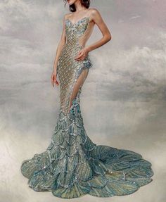 Bridal Mermaid Dress, Couture Bridal, Glamour Dress, Pageant Gowns, Couture Designers