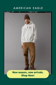 Super soft fleece/Hooded/Snoopy graphics/Kangaroo pocket/Ribbed cuffs & hem/This is Real Good: Made with the planet in mind & a promise to continue to do better. Snoopy Holiday, Do Better, Graphic Hoodie, Graphic Hoodies, Kangaroo Pocket, Kangaroo, American Eagle Outfitters, Women's Jeans, American Eagle