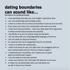 Dating Boundaries, Deep Conversation Topics, Physical Intimacy