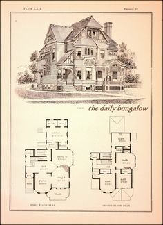 an old house with two floors and three stories