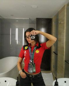 F1 Race Outfit, F1 Outfit For Women, Tania Shroff, F1 Fits, Formula 1 Outfit, Ferrari Outfit, F1 Outfit, F1 Fashion, Ferrari Girl