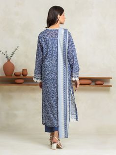 Brand: edenrobe Product: EWU24A1-29147-3PCollection: Allure Lawn Unstitched - Spring Summer CollectionFabric: Lawn DESIGN DETAILS: 3M Printed Lawn Shirt 2.5M Printed Lawn Dupatta 1.8M Dyed Trouser DISCLAIMER:* Lining, Laces, and Tassels are not included in unstitched variants.* Embellishment items in stitched outfits are subject to market availability.* The actual colors of the outfit may vary from the colors being displayed on your device. CARE INSTRUCTIONS: Extra Fabric Has Been Used For Shoot Original Color May Vary Slightly From The Picture Dry Clean Recommended Iron The Clothes At Moderate Temperature Do Not Use Bleach, Or Stain Removing Chemicals Damp Fabric Should Not Be Exposed To Sunlight edenrobe Allure Lawn Spring Summer Collection Authenticity Guaranteed – 100% Original Brand 3 Elegant Semi-stitched Palazzo Set With Printed Motifs, Unstitched Elegant Cotton Lawn Suit, Unstitched Elegant Cotton Palazzo Set, Elegant Cotton Unstitched Suit With Dabka, Elegant Unstitched Cotton Suit With Dupatta, Elegant Fitted Cambric Palazzo Set, Elegant Cotton Palazzo Set With Printed Motifs, Elegant Semi-stitched Cotton Palazzo Set, Elegant Long Sleeve Cambric Sets