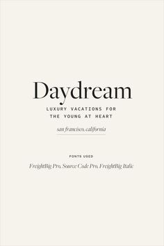 the cover of daydream luxury vacations for the young at heart