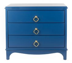 Navy Safavieh Furniture, Contemporary Nightstand, Upholstered Daybed, 3 Drawer Nightstand, 3 Drawer Chest, Brass Wood, Bedside Tables Nightstands, End Tables With Storage, Drawer Nightstand