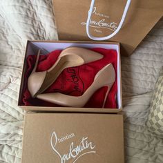 Christian Louboutin Used A Few Times But In Great Condition Nude Iriza 100 Nappa Size 37 Classy Timeless Use For Any Occasion! Retails $795 Plus Tax Send Me An Offer! I Usually Accept. No Returns Red Louboutin, So Kate, Louboutin Heels, Christian Louboutin Heels, Louboutin Shoes, Christian Louboutin Shoes, Christian Louboutin Pumps, Shoes Women Heels, Christian Louboutin